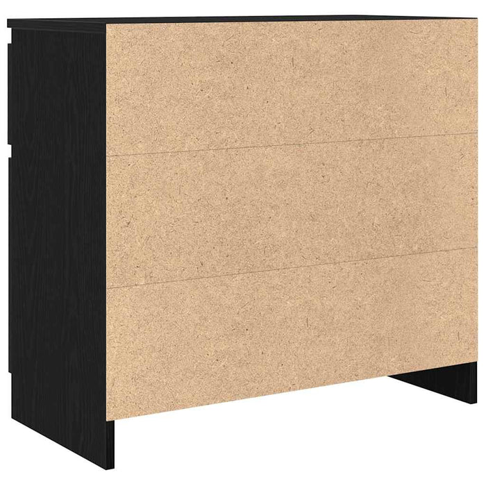 Bufetă cu sertar Stejar negru 71x35x65 cm Lemn prelucrat - WALTI WALTI