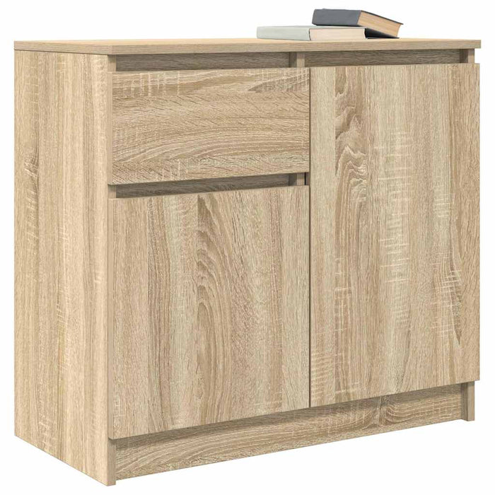 Bufetă cu sertar Stejar Sonoma 71x35x65 cm Lemn prelucrat - WALTI WALTI