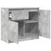 Bufetă cu sertar Gri beton 71x35x65 cm Lemn prelucrat - WALTI WALTI