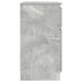 Bufetă cu sertar Gri beton 71x35x65 cm Lemn prelucrat - WALTI WALTI