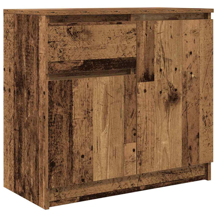 Bufetă cu sertar Lemn vechi 71x35x65 cm Lemn prelucrat - WALTI WALTI
