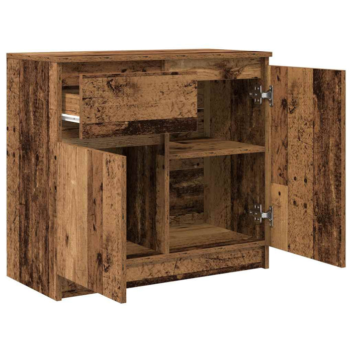 Bufetă cu sertar Lemn vechi 71x35x65 cm Lemn prelucrat - WALTI WALTI