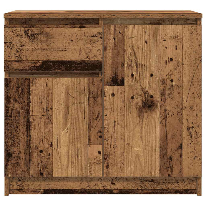 Bufetă cu sertar Lemn vechi 71x35x65 cm Lemn prelucrat - WALTI WALTI