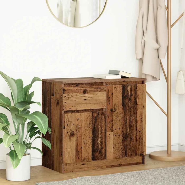 Bufetă cu sertar Lemn vechi 71x35x65 cm Lemn prelucrat - WALTI WALTI
