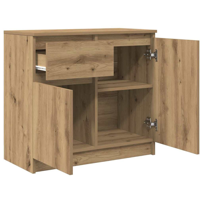 Bufetă cu sertar Artisan Stejar 71x35x65 cm lemn prelucrat - WALTI WALTI