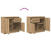Bufetă cu sertar Artisan Stejar 71x35x65 cm lemn prelucrat - WALTI WALTI