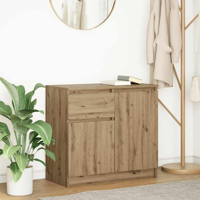 Bufetă cu sertar Artisan Stejar 71x35x65 cm lemn prelucrat - WALTI WALTI