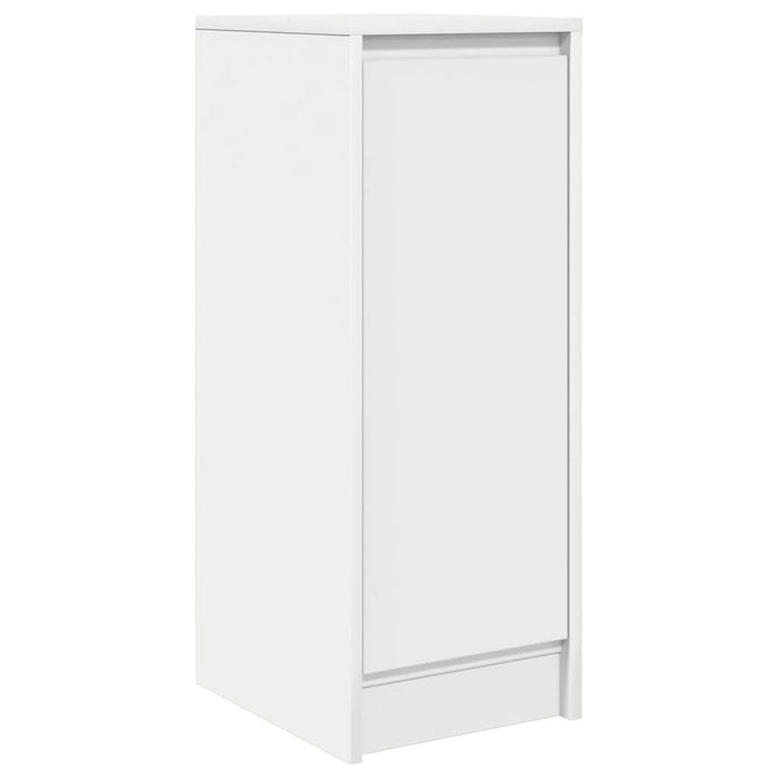 Bufetă albă 29,5x34x76 cm din lemn prelucrat - WALTI WALTI
