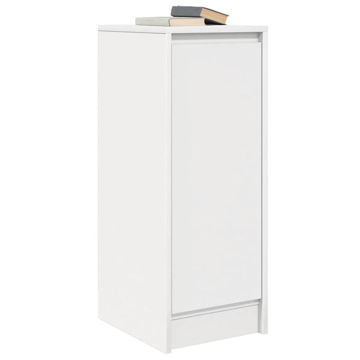 Bufetă albă 29,5x34x76 cm din lemn prelucrat - WALTI WALTI