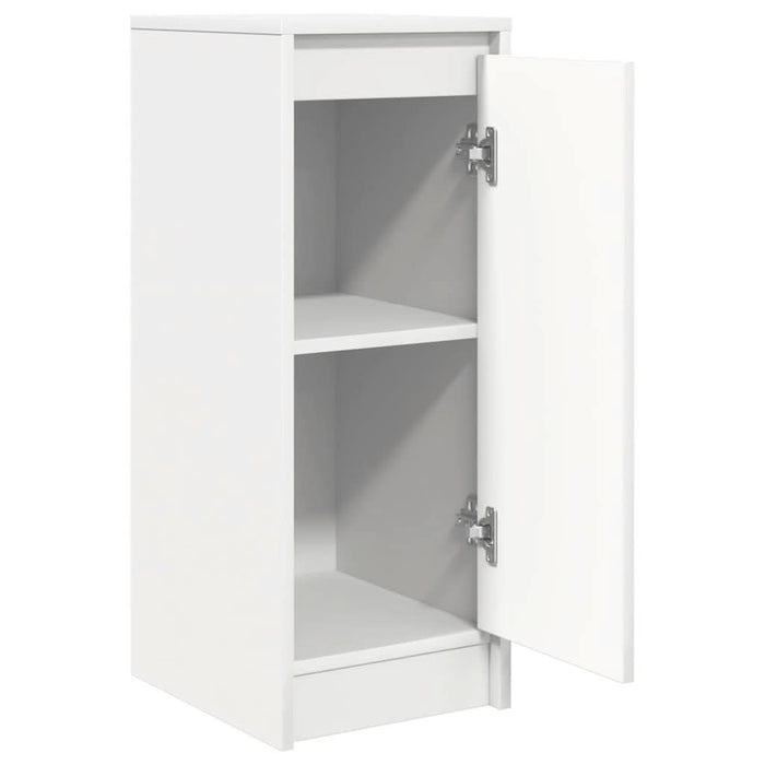 Bufetă albă 29,5x34x76 cm din lemn prelucrat - WALTI WALTI