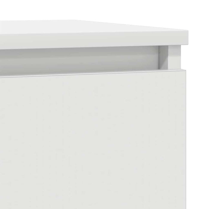 Bufetă albă 29,5x34x76 cm din lemn prelucrat - WALTI WALTI