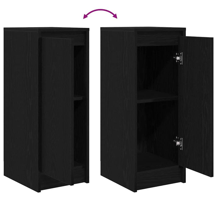 Bufetă Stejar negru 29,5x34x76 cm Lemn prelucrat - WALTI WALTI