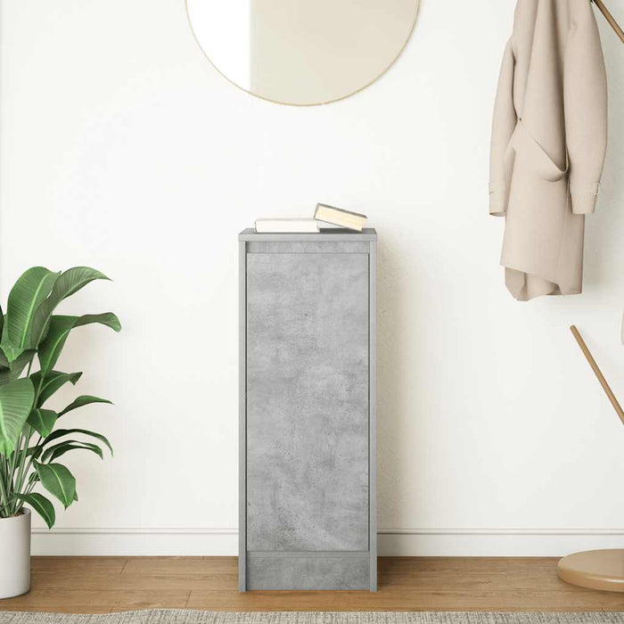 Bufetă Gri Beton 29,5x34x76 cm Lemn prelucrat - WALTI WALTI