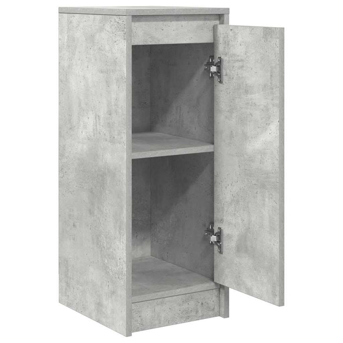 Bufetă Gri Beton 29,5x34x76 cm Lemn prelucrat - WALTI WALTI