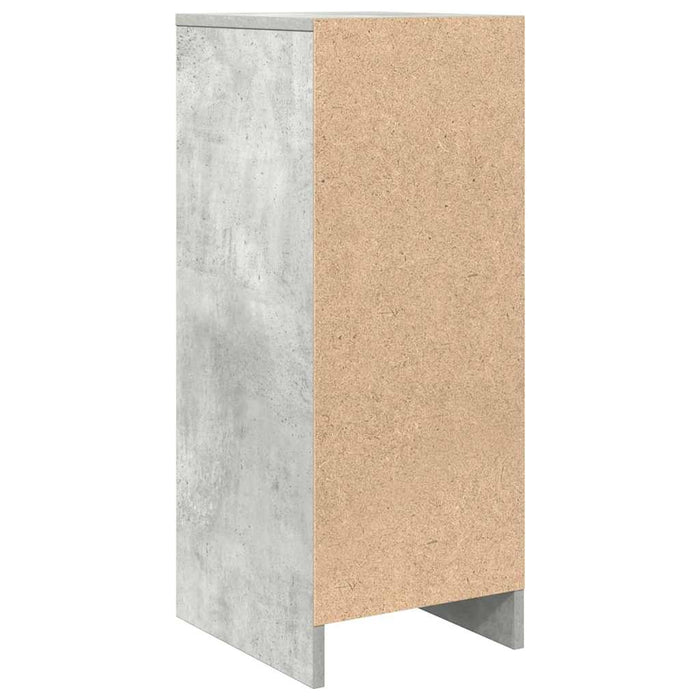 Bufetă Gri Beton 29,5x34x76 cm Lemn prelucrat - WALTI WALTI