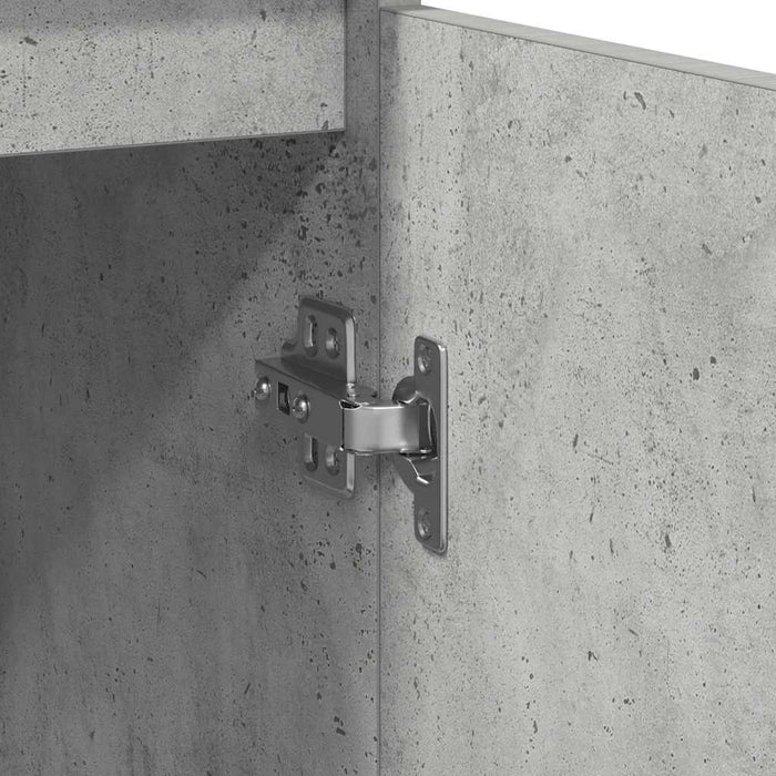 Bufetă Gri Beton 29,5x34x76 cm Lemn prelucrat - WALTI WALTI