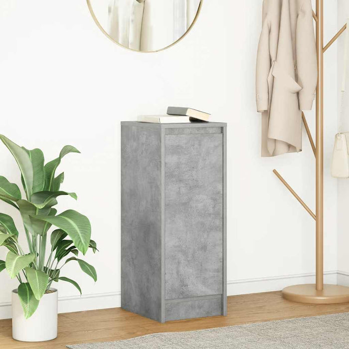Bufetă Gri Beton 29,5x34x76 cm Lemn prelucrat - WALTI WALTI