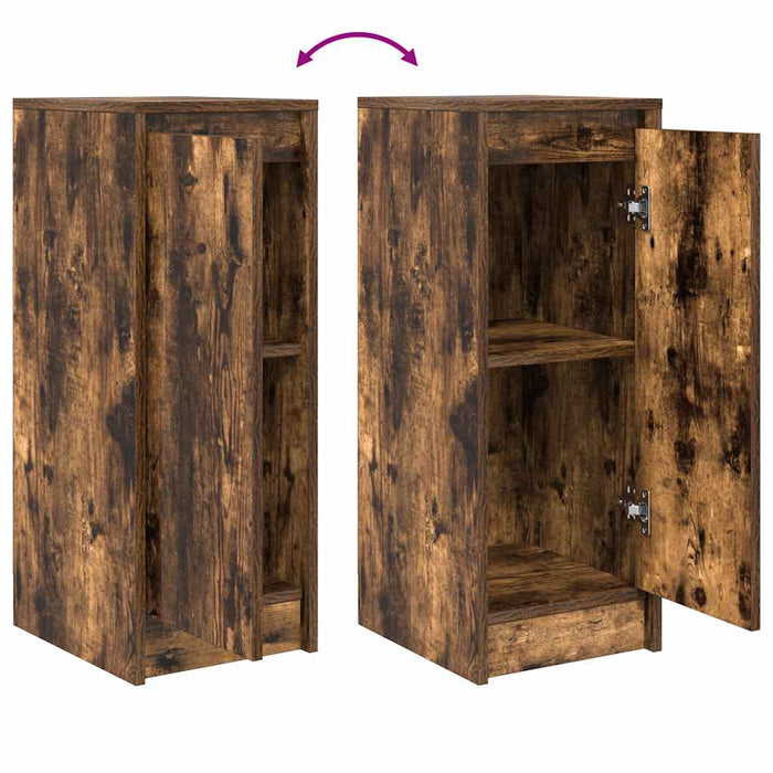 Bufetă Stejar afumat 29,5x34x76 cm Lemn prelucrat - WALTI WALTI