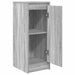 Bufetă gri Sonoma 29,5x34x76 cm Lemn prelucrat - WALTI WALTI
