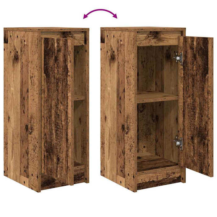 Bufetă Lemn vechi 29,5x34x76 cm Lemn prelucrat - WALTI WALTI