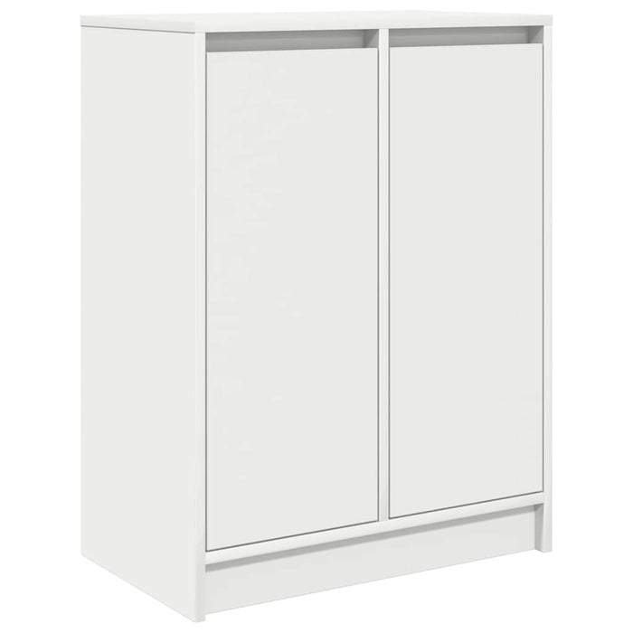 Bufetă albă 57x34x76 cm din lemn prelucrat - WALTI WALTI