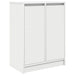 Bufetă albă 57x34x76 cm din lemn prelucrat - WALTI WALTI