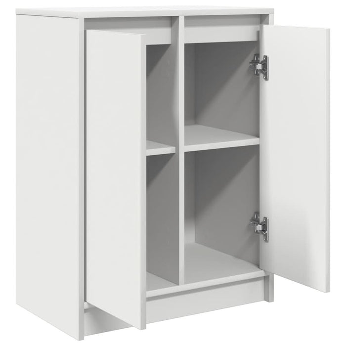 Bufetă albă 57x34x76 cm din lemn prelucrat - WALTI WALTI