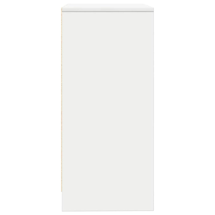 Bufetă albă 57x34x76 cm din lemn prelucrat - WALTI WALTI