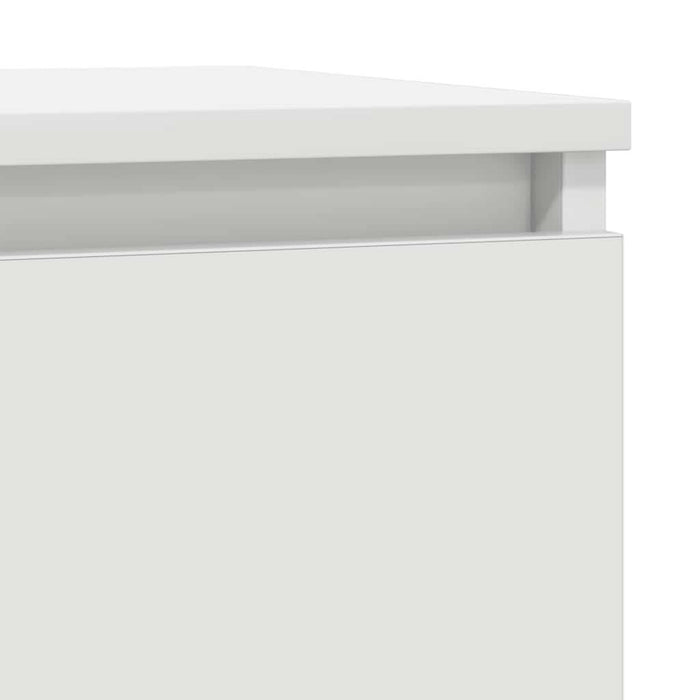 Bufetă albă 57x34x76 cm din lemn prelucrat - WALTI WALTI