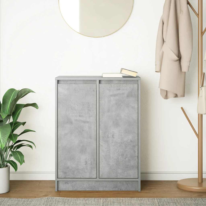 Bufetă Gri Beton 57x34x76 cm Lemn prelucrat - WALTI WALTI