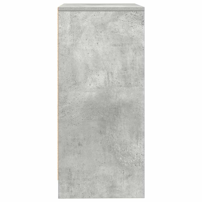 Bufetă Gri Beton 57x34x76 cm Lemn prelucrat - WALTI WALTI