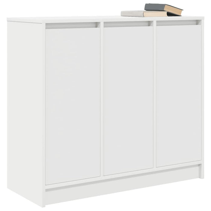 Bufetă albă 85x34x76 cm din lemn prelucrat - WALTI WALTI