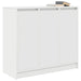 Bufetă albă 85x34x76 cm din lemn prelucrat - WALTI WALTI