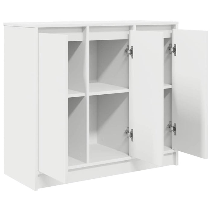 Bufetă albă 85x34x76 cm din lemn prelucrat - WALTI WALTI