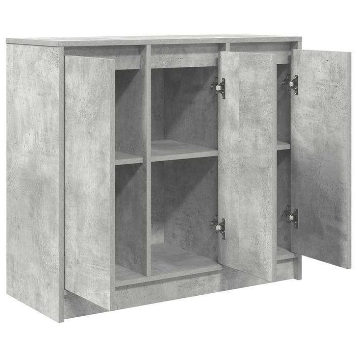 Bufetă Gri Beton 85x34x76 cm Lemn prelucrat - WALTI WALTI