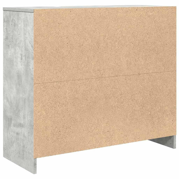 Bufetă Gri Beton 85x34x76 cm Lemn prelucrat - WALTI WALTI