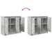 Bufetă Gri Beton 85x34x76 cm Lemn prelucrat - WALTI WALTI