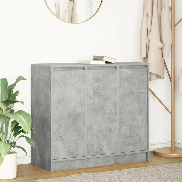 Bufetă Gri Beton 85x34x76 cm Lemn prelucrat - WALTI WALTI