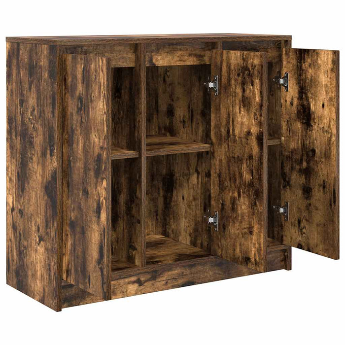 Bufetă Stejar afumat 85x34x76 cm Lemn prelucrat - WALTI WALTI
