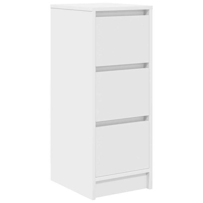 Bufetă albă 29,5x34x76 cm din lemn prelucrat - WALTI WALTI