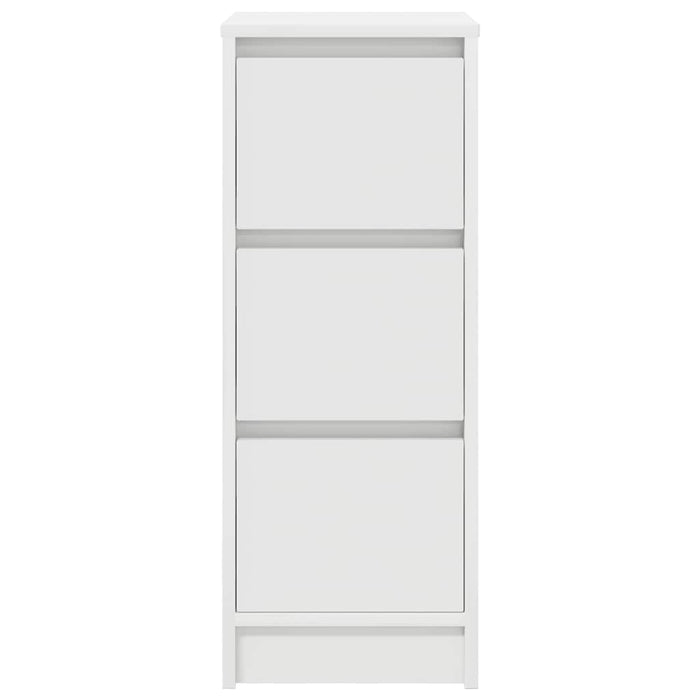 Bufetă albă 29,5x34x76 cm din lemn prelucrat - WALTI WALTI