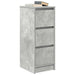 Bufetă Gri Beton 29,5x34x76 cm Lemn prelucrat - WALTI WALTI