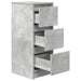 Bufetă Gri Beton 29,5x34x76 cm Lemn prelucrat - WALTI WALTI