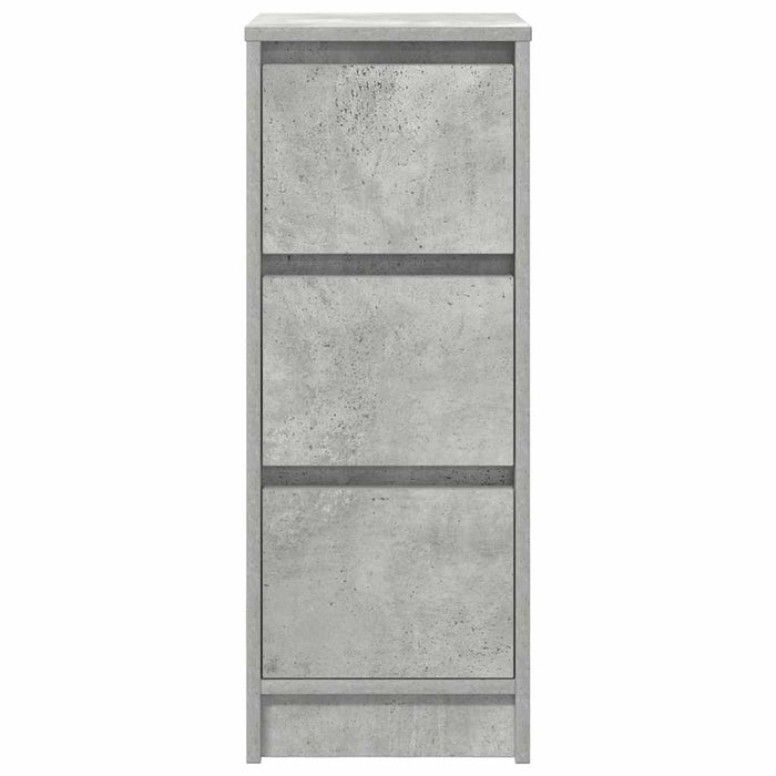 Bufetă Gri Beton 29,5x34x76 cm Lemn prelucrat - WALTI WALTI
