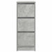 Bufetă Gri Beton 29,5x34x76 cm Lemn prelucrat - WALTI WALTI