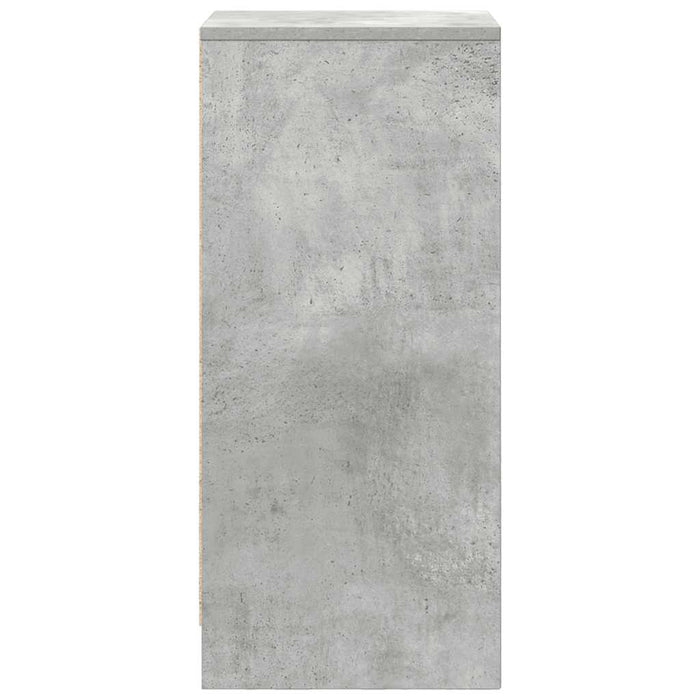 Bufetă Gri Beton 29,5x34x76 cm Lemn prelucrat - WALTI WALTI