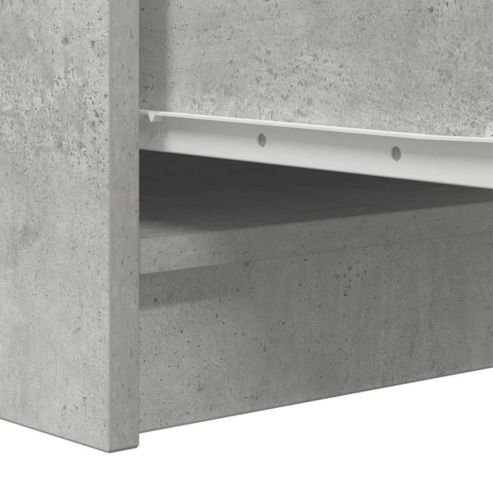Bufetă Gri Beton 29,5x34x76 cm Lemn prelucrat - WALTI WALTI