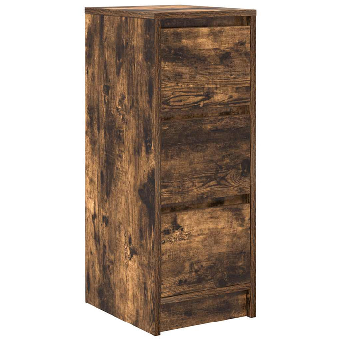 Bufetă Stejar afumat 29,5x34x76 cm Lemn prelucrat - WALTI WALTI