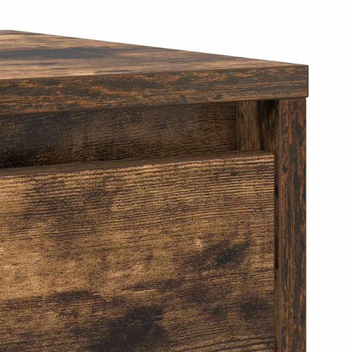 Bufetă Stejar afumat 29,5x34x76 cm Lemn prelucrat - WALTI WALTI