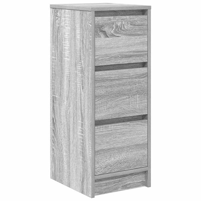 Bufetă gri Sonoma 29,5x34x76 cm Lemn prelucrat - WALTI WALTI